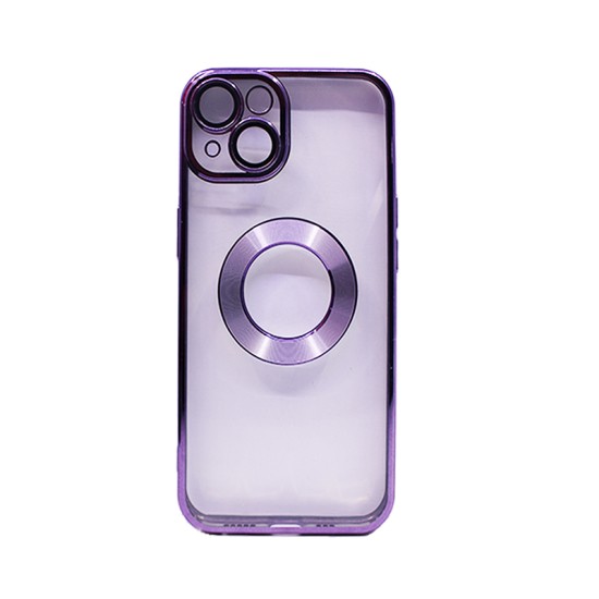 Hard Silicone Case with Camera Protector for Apple iPhone 13 Purple